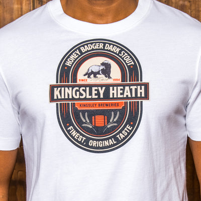 Honey Badger Stout Crew Tee Pelican
