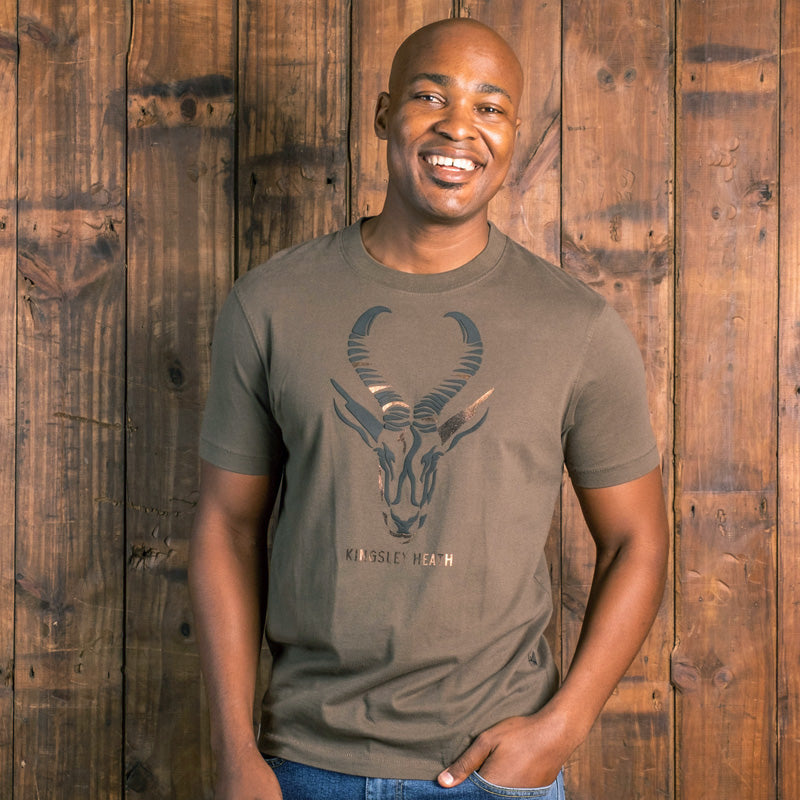 Champions Foil Crew Tee Fatigue