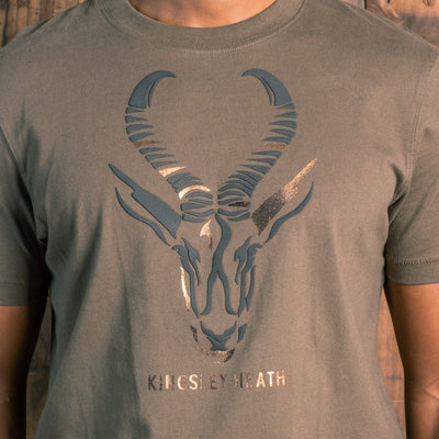 Champions Foil Crew Tee Fatigue