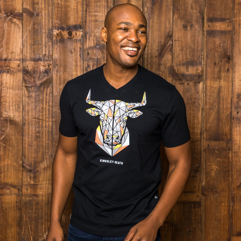 Geo Beast V Neck Tee Mamba