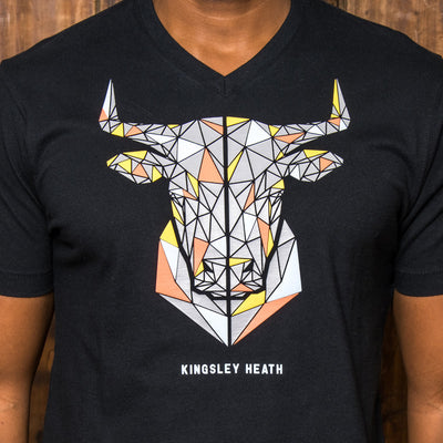 Geo Beast V Neck Tee Mamba
