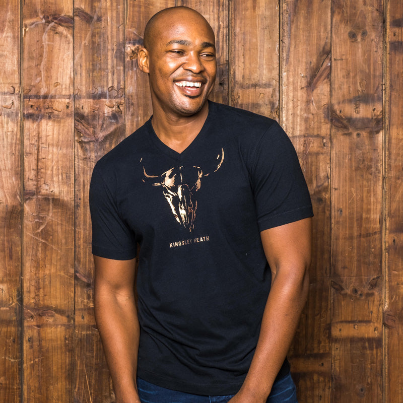 Foil Shadows V Neck Tee Mamba