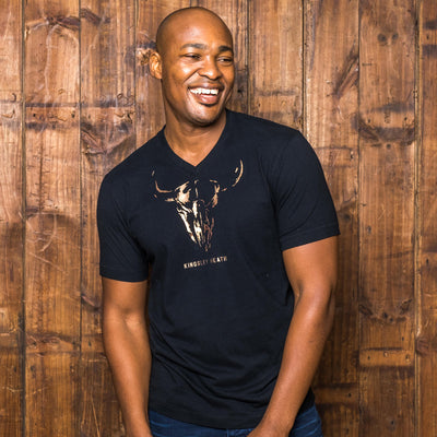 Foil Shadows V Neck Tee Mamba