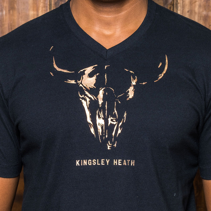 Foil Shadows V Neck Tee Mamba