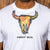 Funky Pop Art Skull V Neck Tee Pelican
