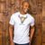 Funky Pop Art Skull V Neck Tee Pelican