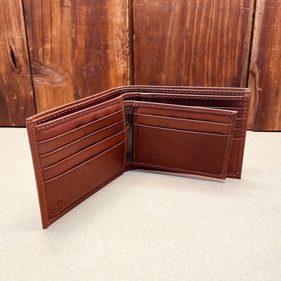 Kingsley Heath Contrast Stitch Wallet Tan