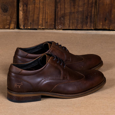 Kingsley Heath F Wingtip Brogue Choc/Choc
