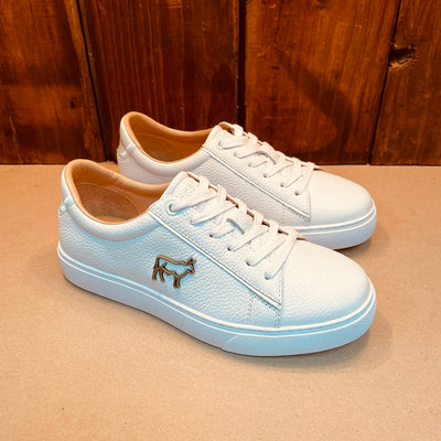 Kingsley Heath S Nguni Outline Court White/Brass/White