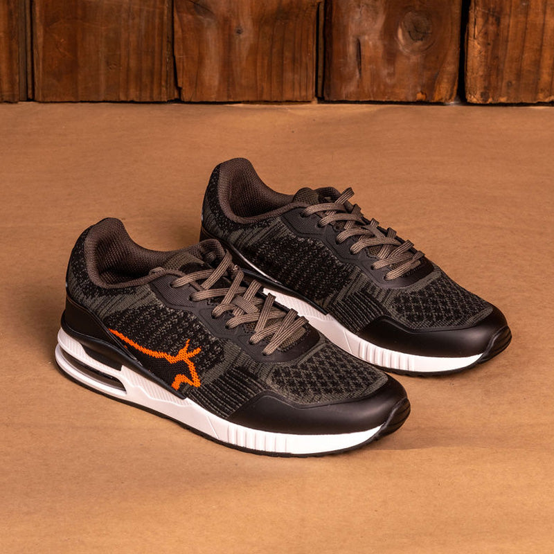 Kingsley Heath R Knitted Sneaker 4,0 Fatigue/Black/Orange/White/Black