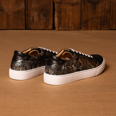 Kingsley Heath S M Metallic Lace Up Black/Multi/White