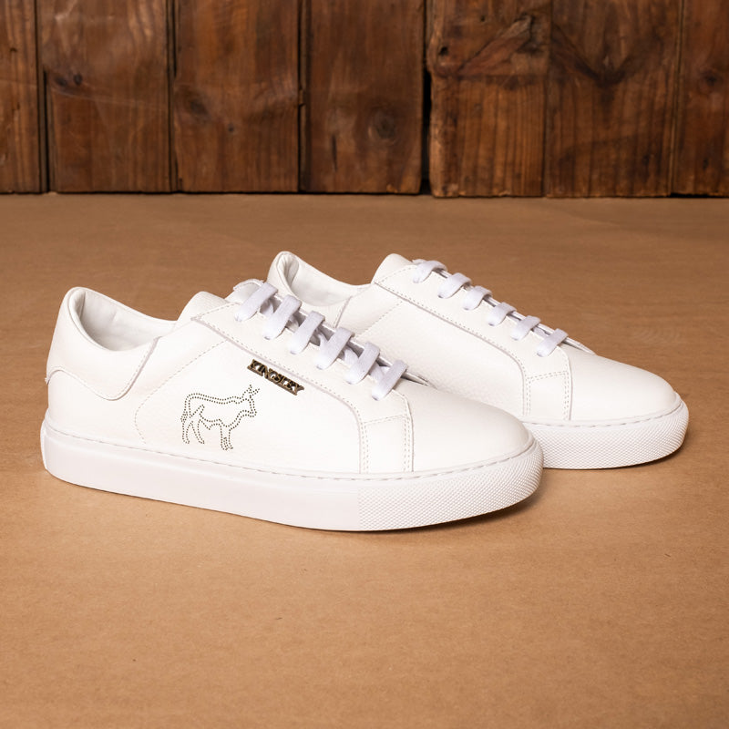 Kingsley Heath S Nguni Pin Sneaker White/Black/White