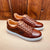 Kingsley Heath S 30 Year Metal Trim Sneaker Tan/Brass/White