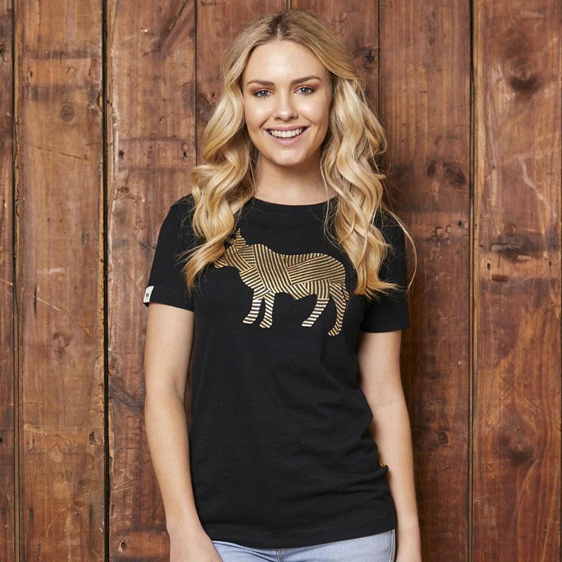Kingsley Heath High-Square Foil Crew Tee Mamba