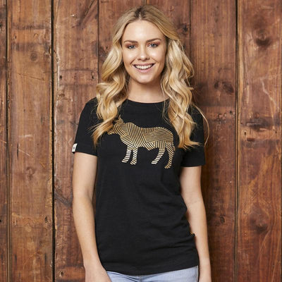 Kingsley Heath High-Square Foil Crew Tee Mamba