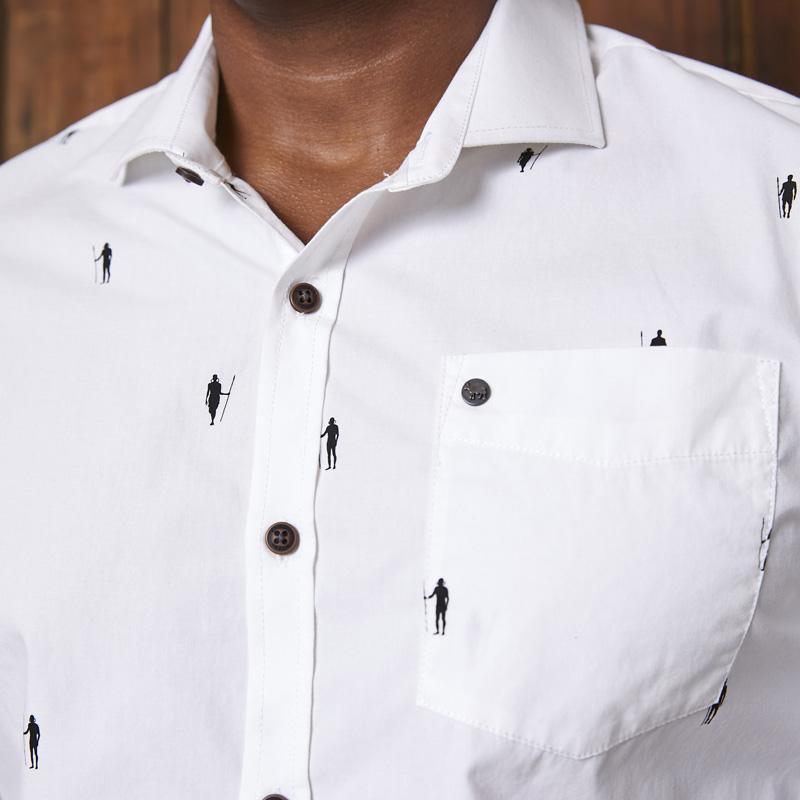 Images Of Masai Slim Fit Shirt Pelican