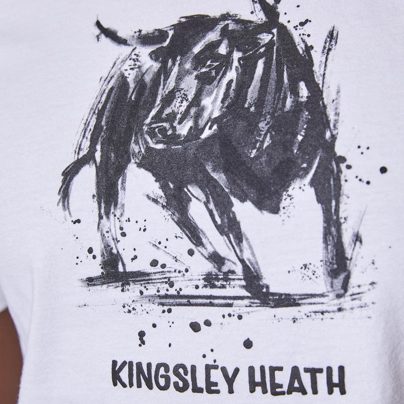 Charcoal Charge Nguni Crew Tee Pelican