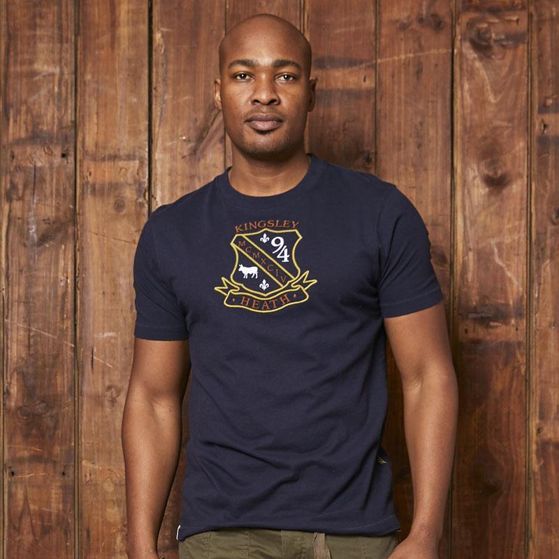 Heraldic Kingsley Luxe Crew Tee Midnight
