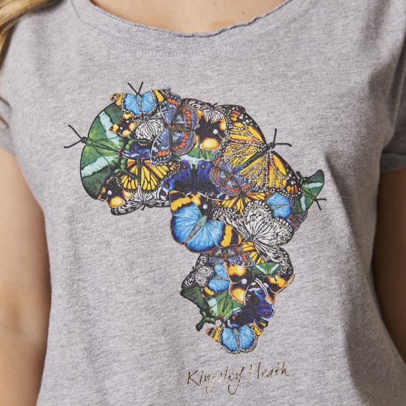 Butterflies Of Africa Shabby Tee Vervet