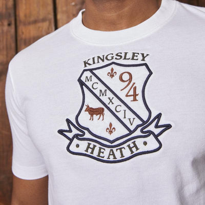 Heraldic Kingsley Luxe Crew Tee Pelican