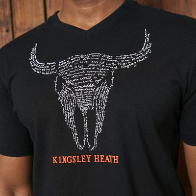 Kingsley Story Skull V-Neck Tee Mamba