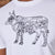 Ethnic Doodle Nguni Crew Tee Pelican
