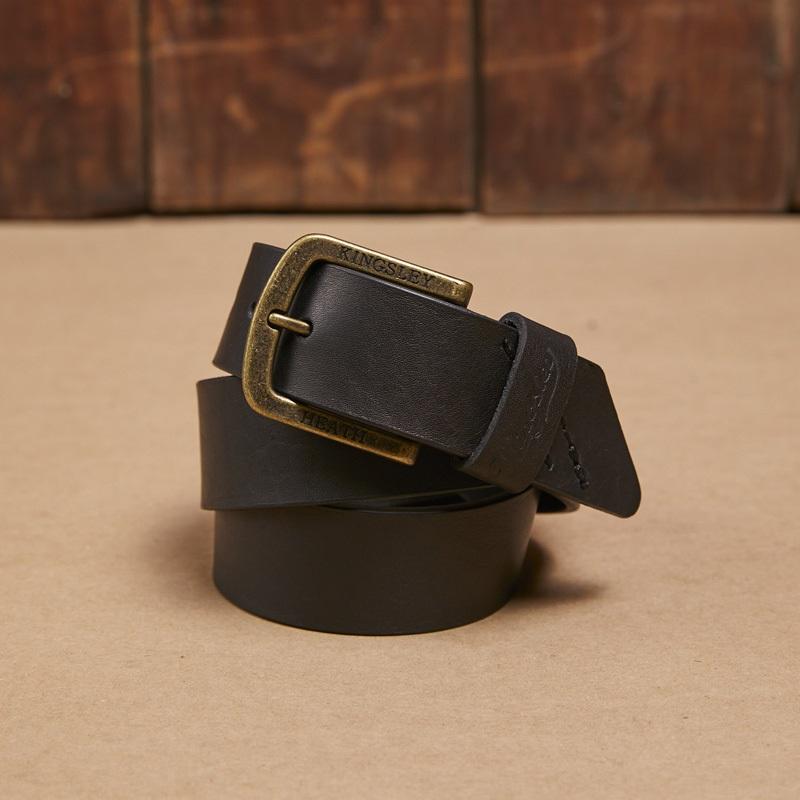 Kingsley Heath Slant Stitch Belt Mamba/Brass
