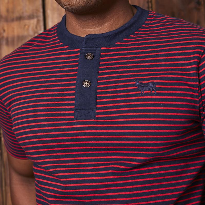 Classic Yarn Dyed Henley Masai
