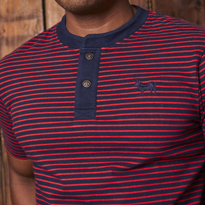 Classic Yarn Dyed Henley Masai