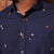 African Summer Short Sleeve Shirt Midnight