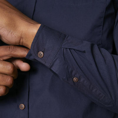Kingsley Heath Classic Slim Fit Shirt Midnight