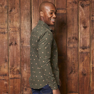 Kingsley Heath All Seeing Eye Slim Fit Fatigue Shirt