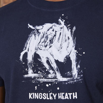 Charcoal Charge Nguni Crew Tee Midnight
