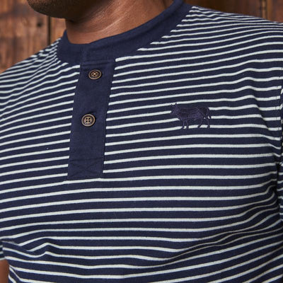 Classic Yarn Dyed Henley Seafoam