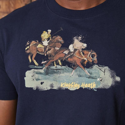 Kingsley Heath Polo Club Crew Tee Midnight