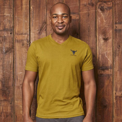 Classic Skull Badge Crew Tee Moss