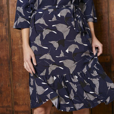 Glam Ray Boho Tunic Midnight