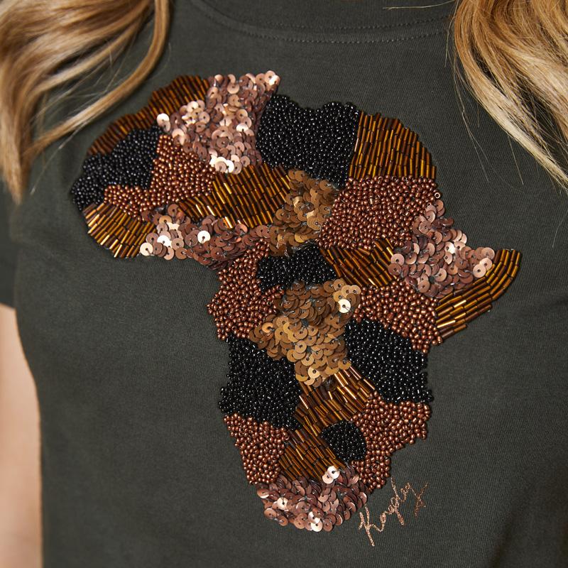 Glitz Of Africa Crew Tee Fatigue