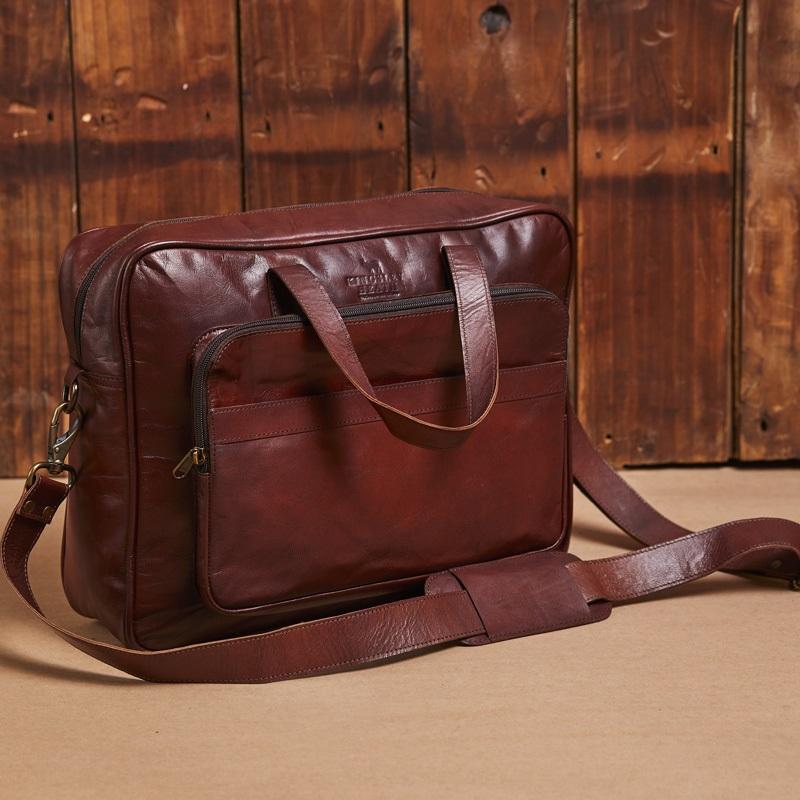 Kingsley Heath Professional Messenger II Bag Tan