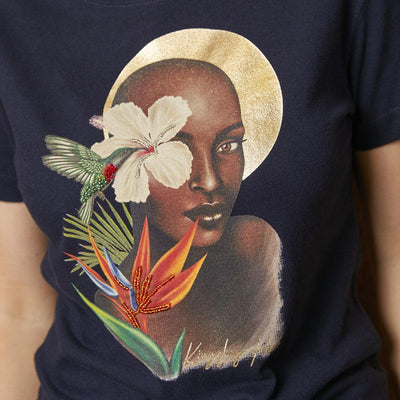Lady Africa Crew Tee Midnight