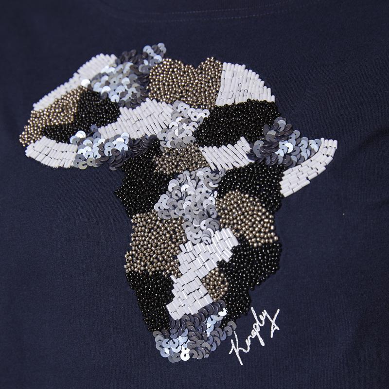 Glitz Of Africa Crew Tee Midnight