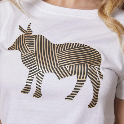 Kingsley Heath High-Square Foil Crew Tee Pelican
