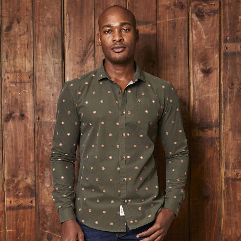 Kingsley Heath All Seeing Eye Slim Fit Fatigue Shirt