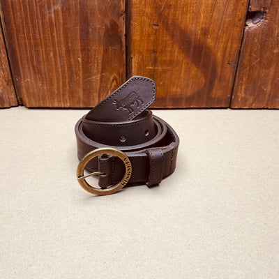 Kingsley Heath Border Embossed Belt Tan/Brass