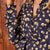Feline Femme Shirt Dress Midnight