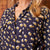 Feline Femme Shirt Dress Midnight