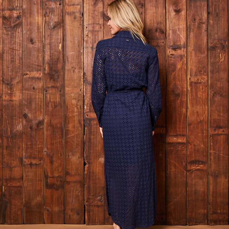 Glam Anglais Shirt Dress Midnight