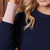 Colourblock Ribbed Crew Knit Midnight