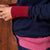 African Sky Colourblock Cardigan Midnight