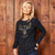 Glam Outline Skull Longsleeve Tee Mamba